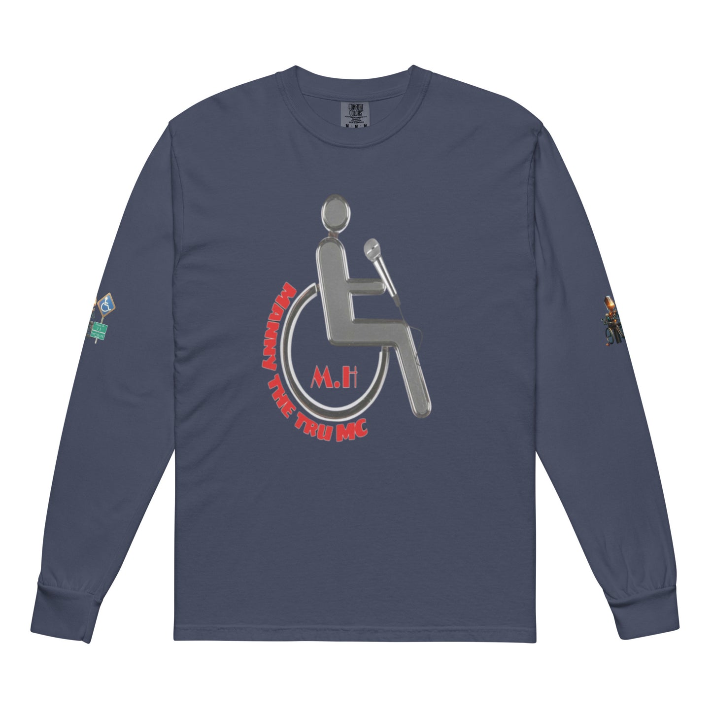 MANNY THE TRU MC Garment-dyed heavyweight long-sleeve shirt
