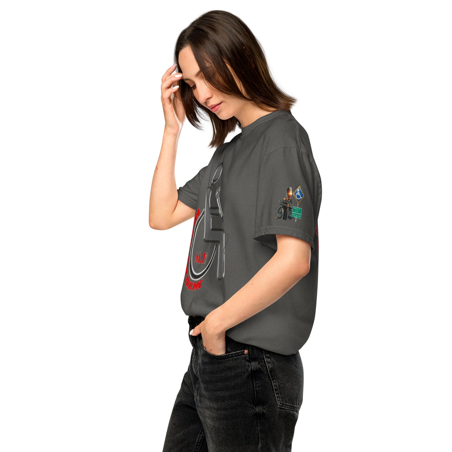 MANNY THE TRU MC 2nd generation Unisex garment-dyed heavyweight t-shirt