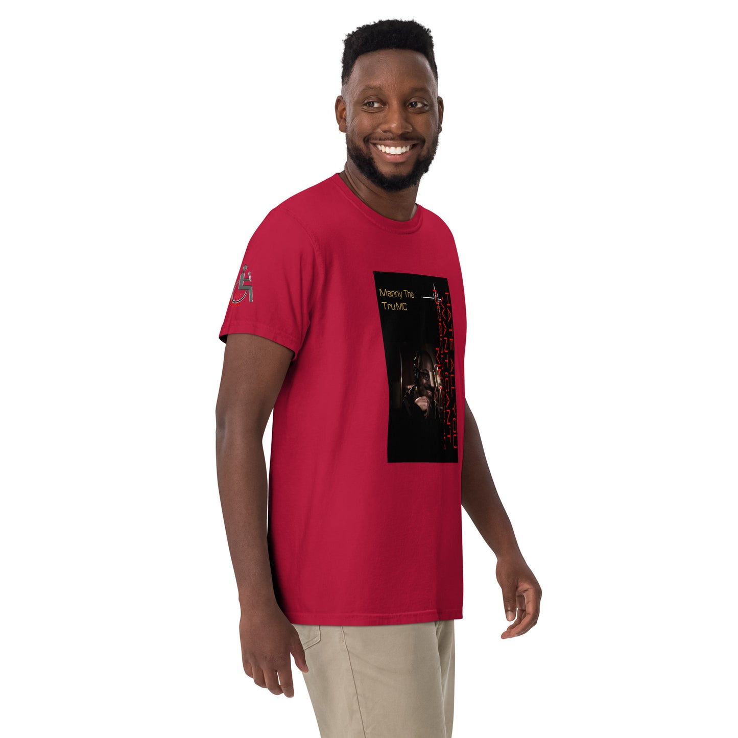 Hate all you want (Can't nobody stop me Unisex garment-dyed heavyweight t-shirt