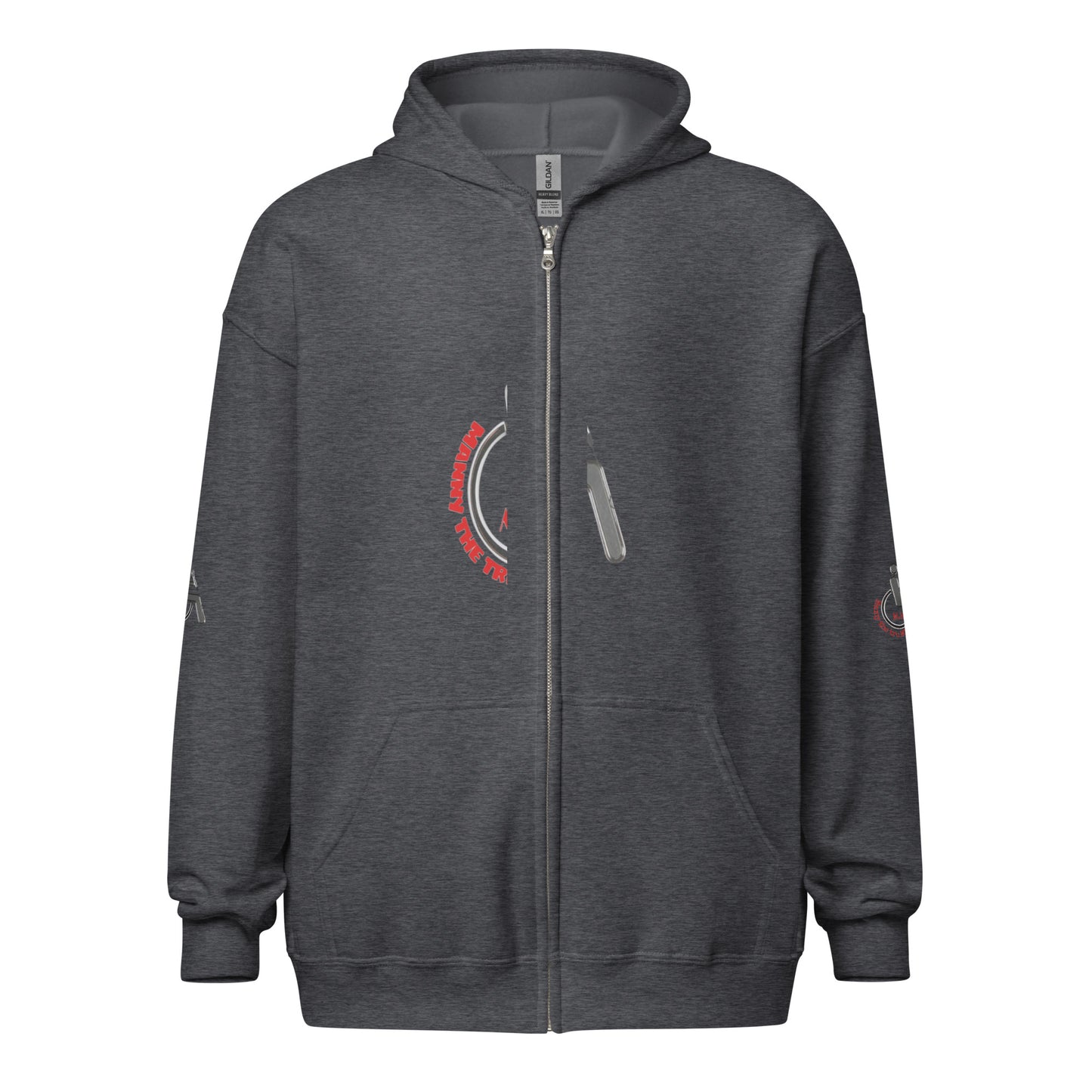THE TRU MC Unisex heavy blend zip hoodie