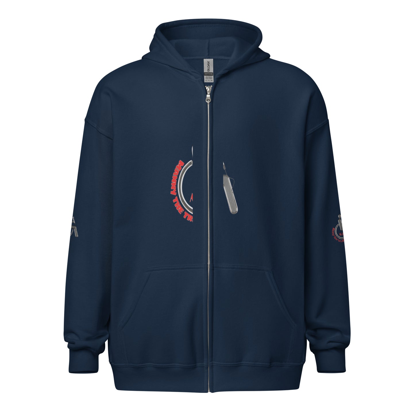THE TRU MC Unisex heavy blend zip hoodie