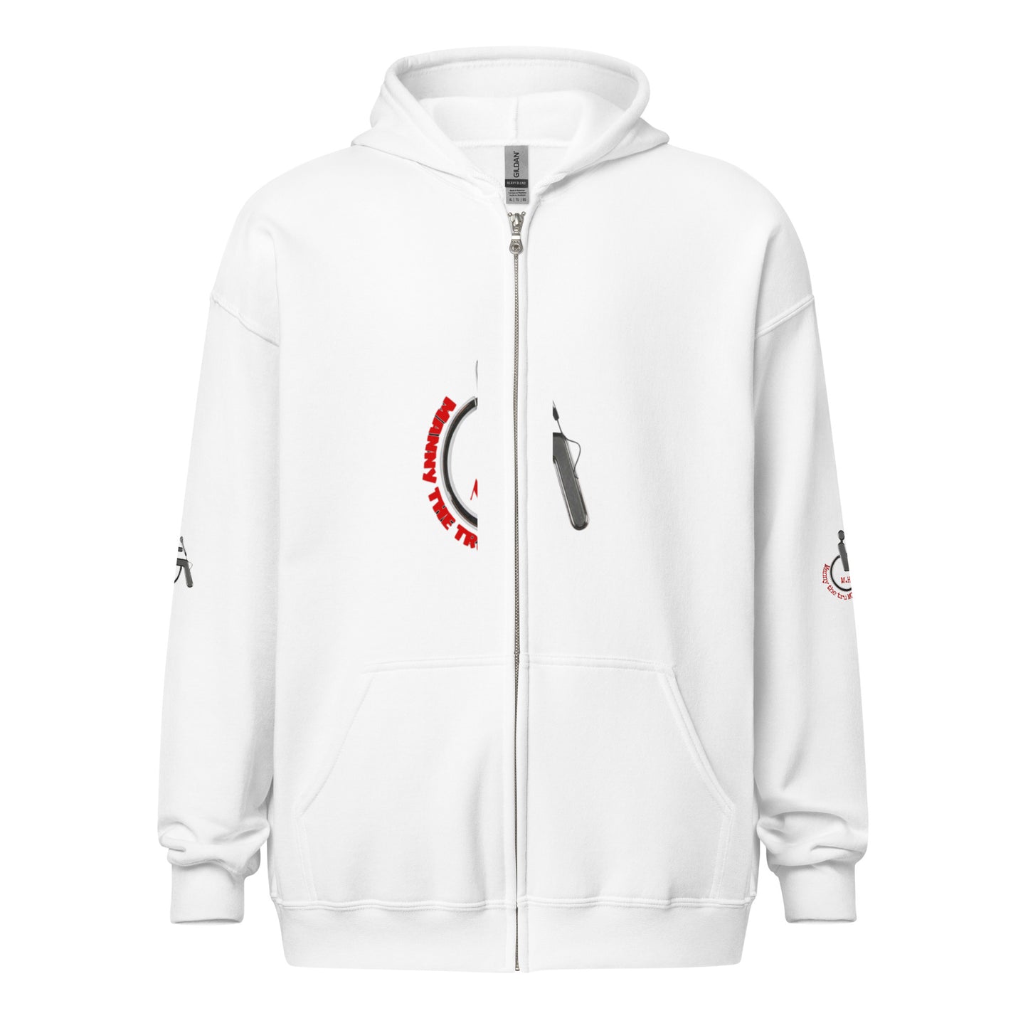 THE TRU MC Unisex heavy blend zip hoodie