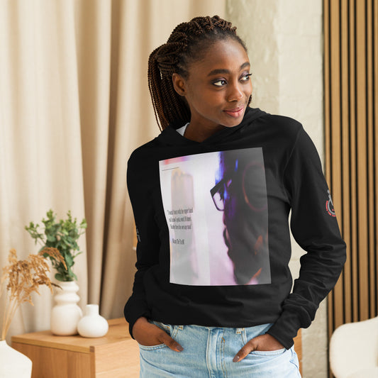 10 times harder Hooded long-sleeve tee