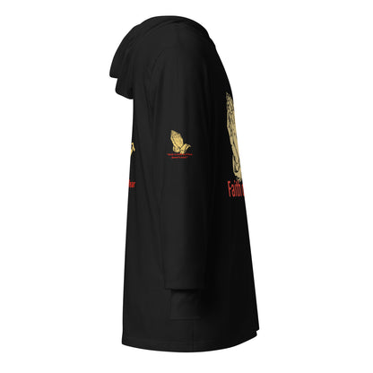 Faith over fear Hooded long-sleeve tee