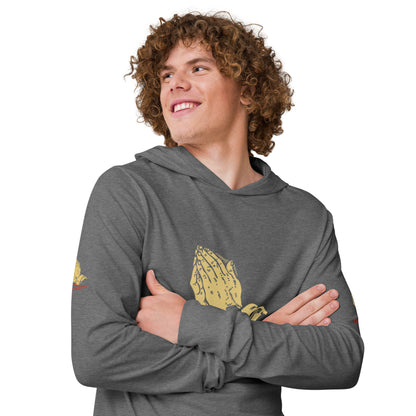 Faith over fear Hooded long-sleeve tee