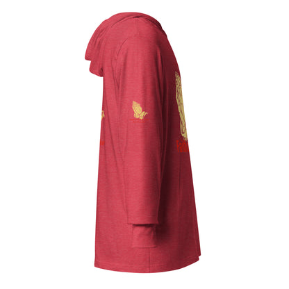Faith over fear Hooded long-sleeve tee