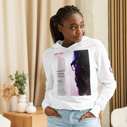 10 times harder Hooded long-sleeve tee