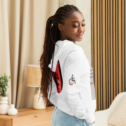 10 times harder Hooded long-sleeve tee