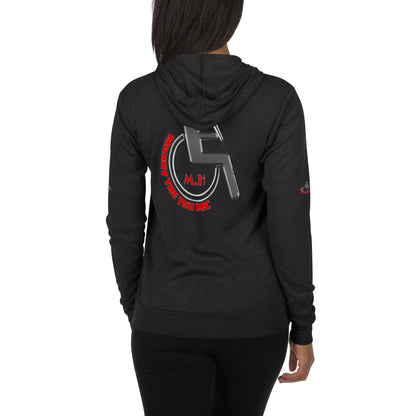 THE TRU MC Unisex zip hoodie