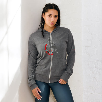 THE TRU MC Unisex zip hoodie