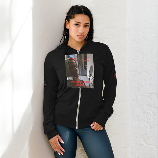 I'm a GOAT Unisex zip hoodie