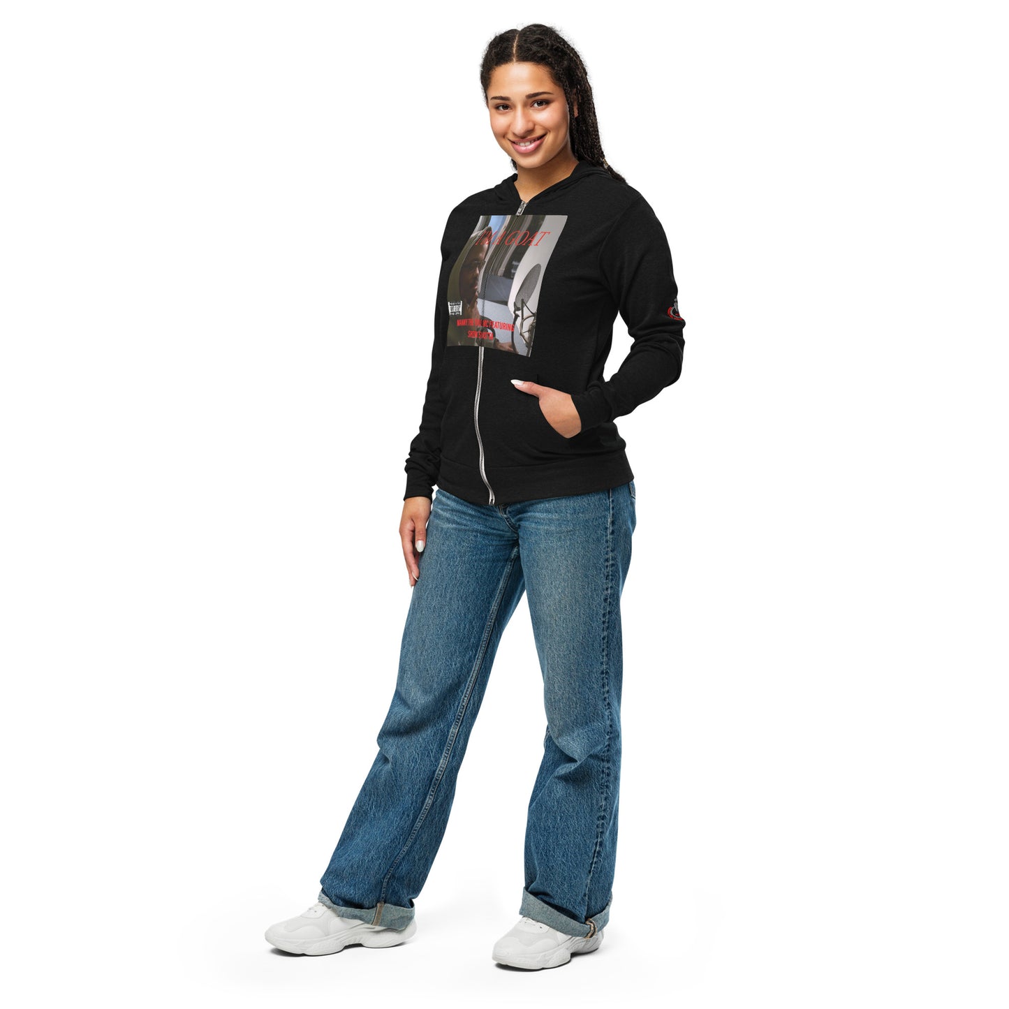 I'm a GOAT Unisex zip hoodie