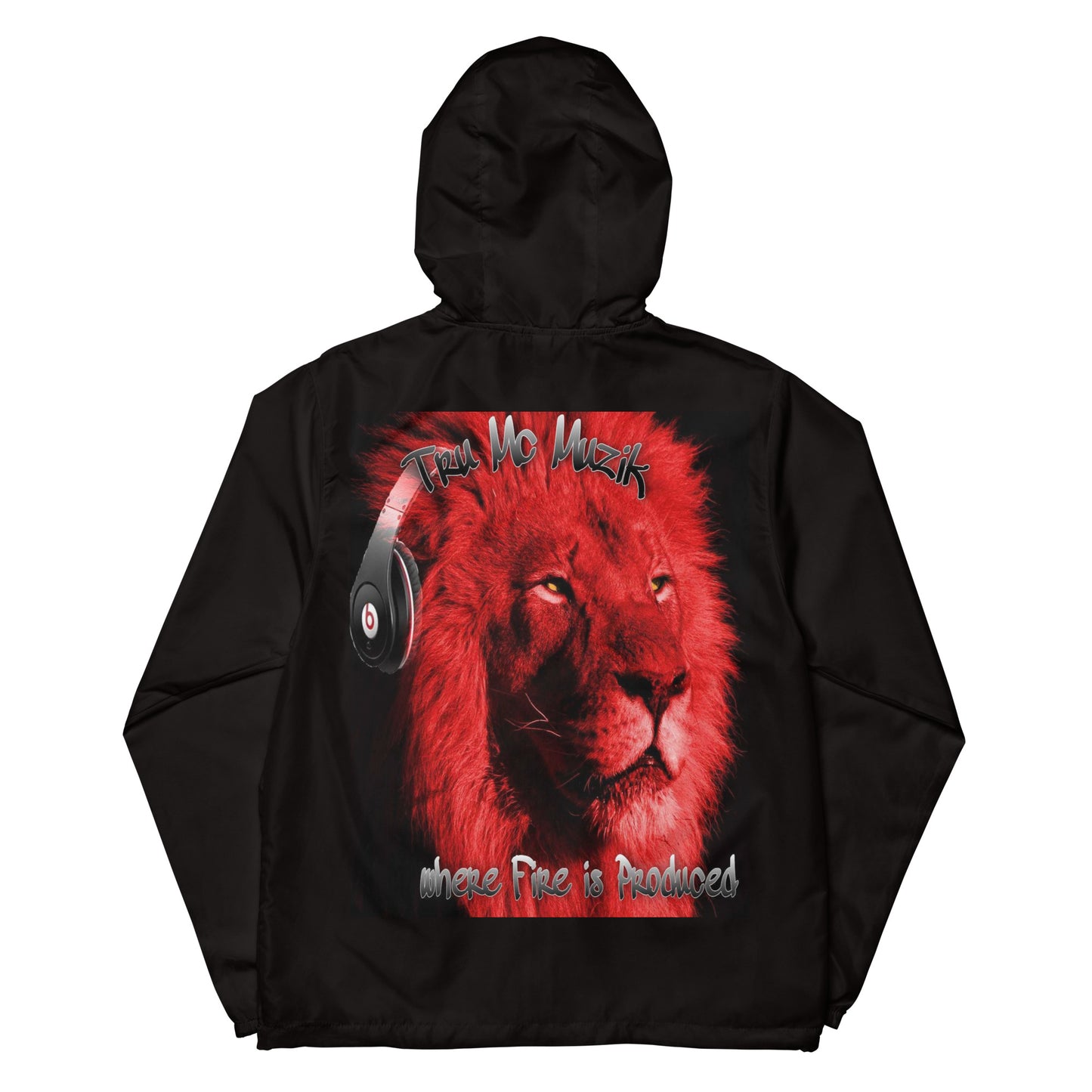 TRU MC MUZIK 2024 Unisex lightweight zip up windbreaker