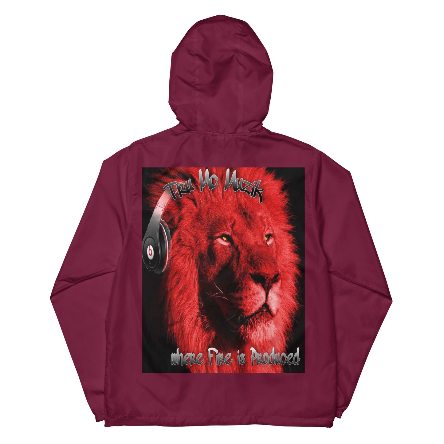 TRU MC MUZIK 2024 Unisex lightweight zip up windbreaker