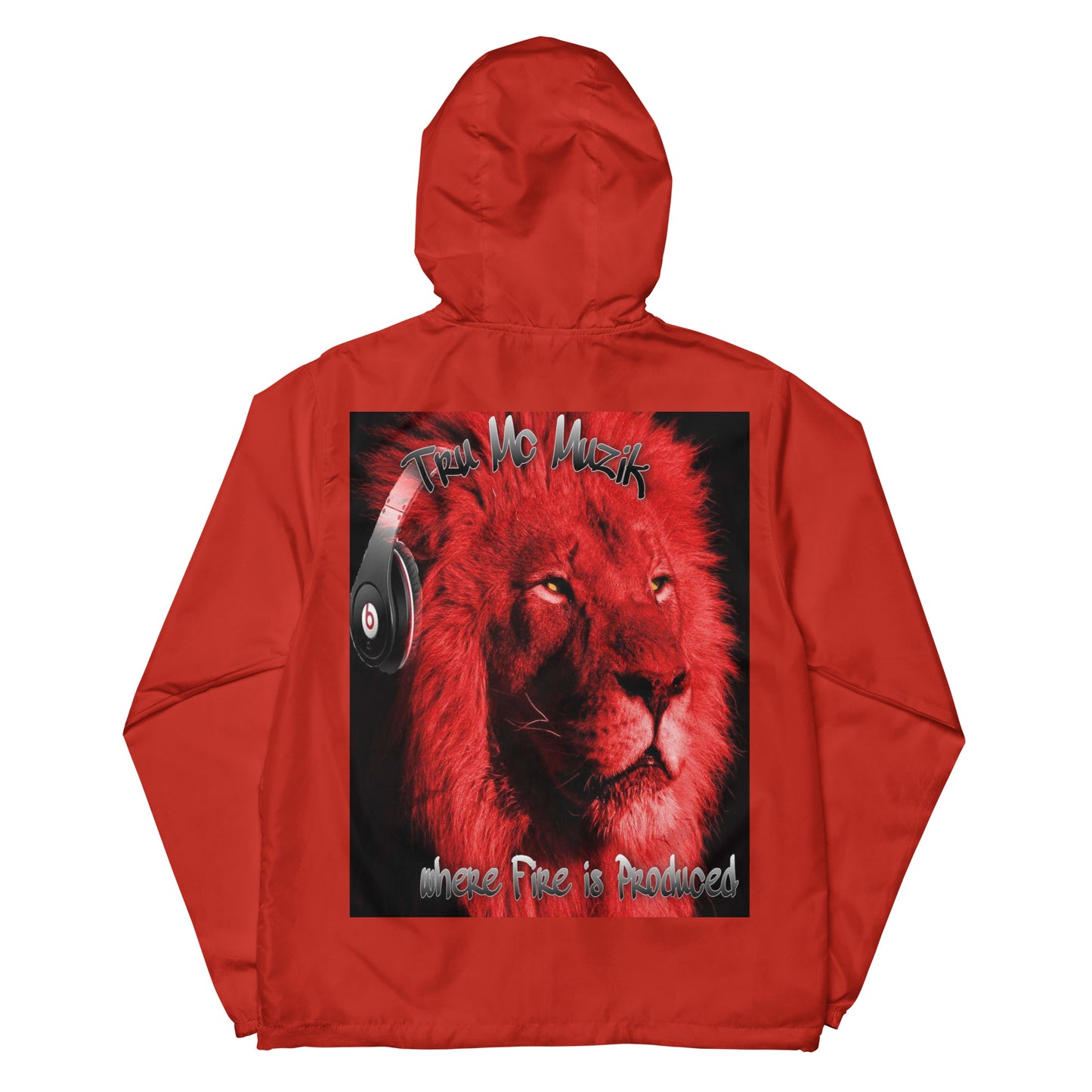 TRU MC MUZIK 2024 Unisex lightweight zip up windbreaker