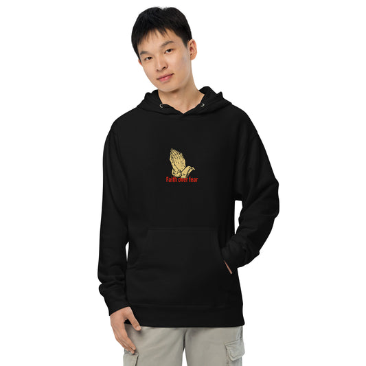Faith over fear Unisex midweight hoodie