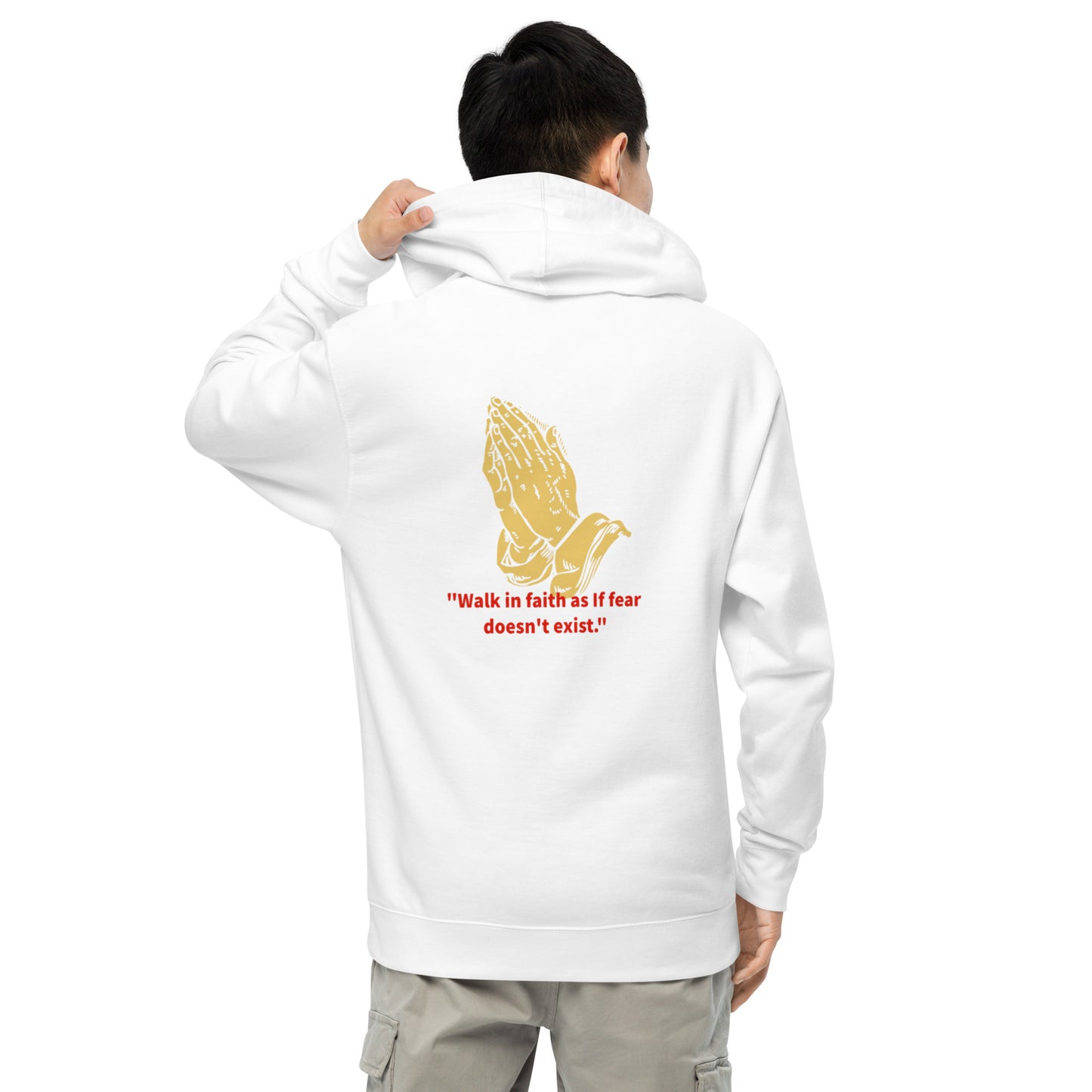 Faith over fear Unisex midweight hoodie