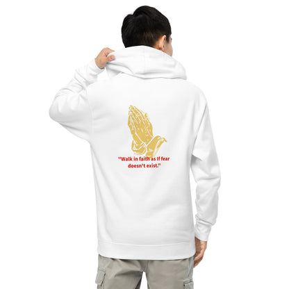Faith over fear Unisex midweight hoodie