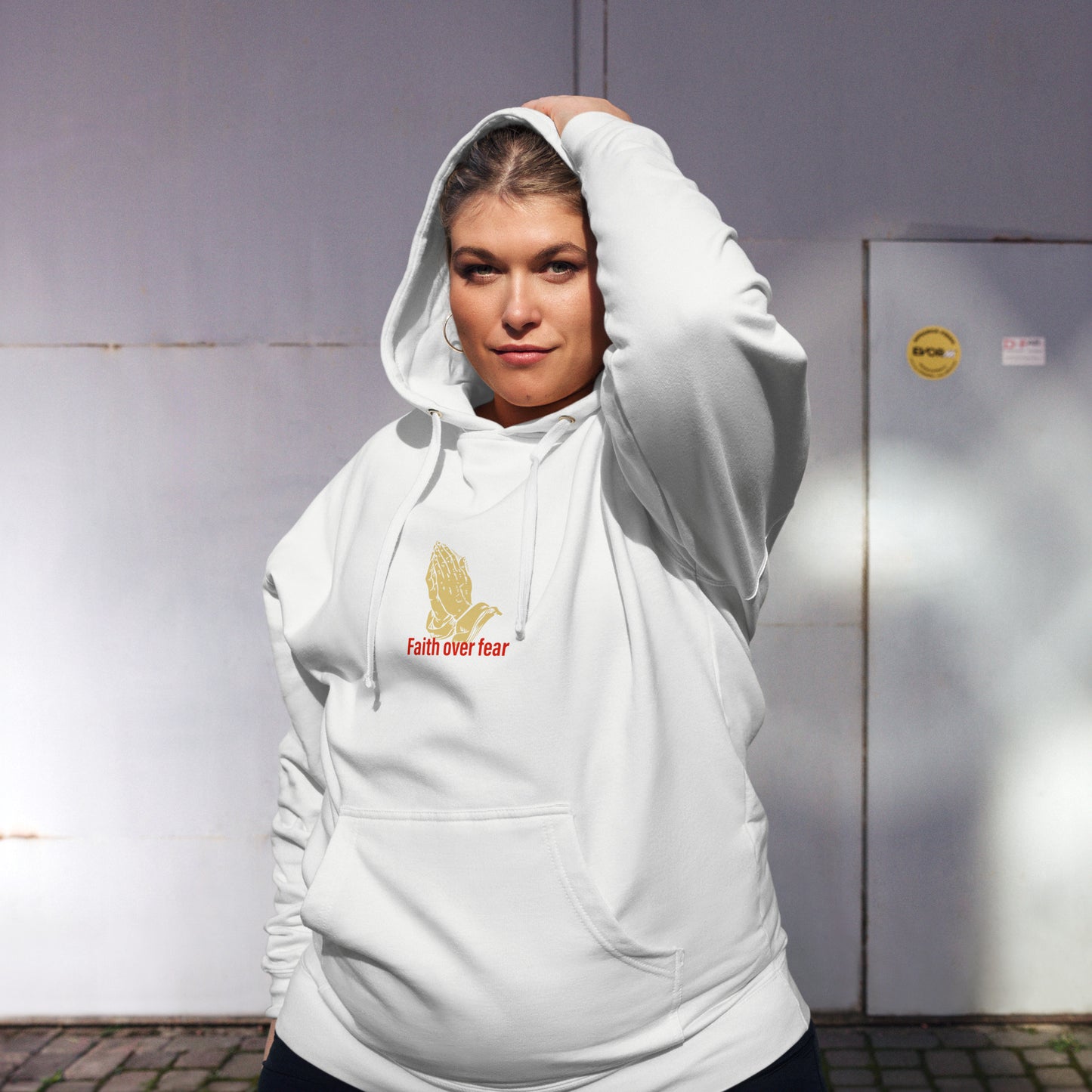 Faith over fear Unisex midweight hoodie