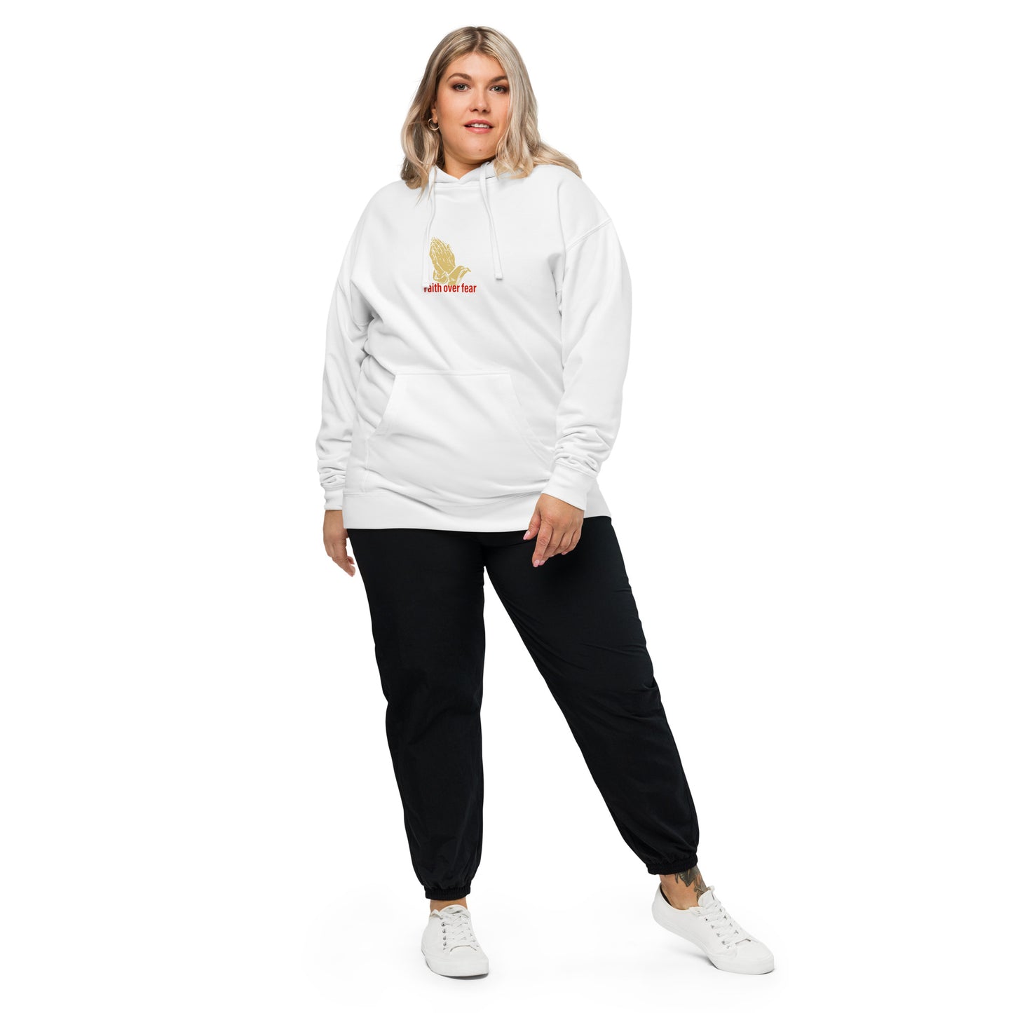 Faith over fear Unisex midweight hoodie