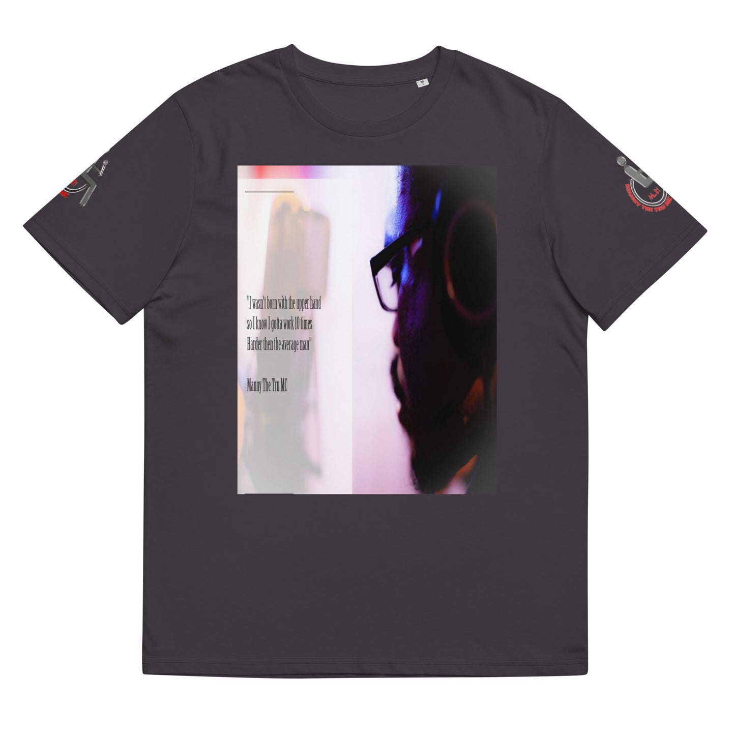 10 times harder Unisex organic cotton t-shirt