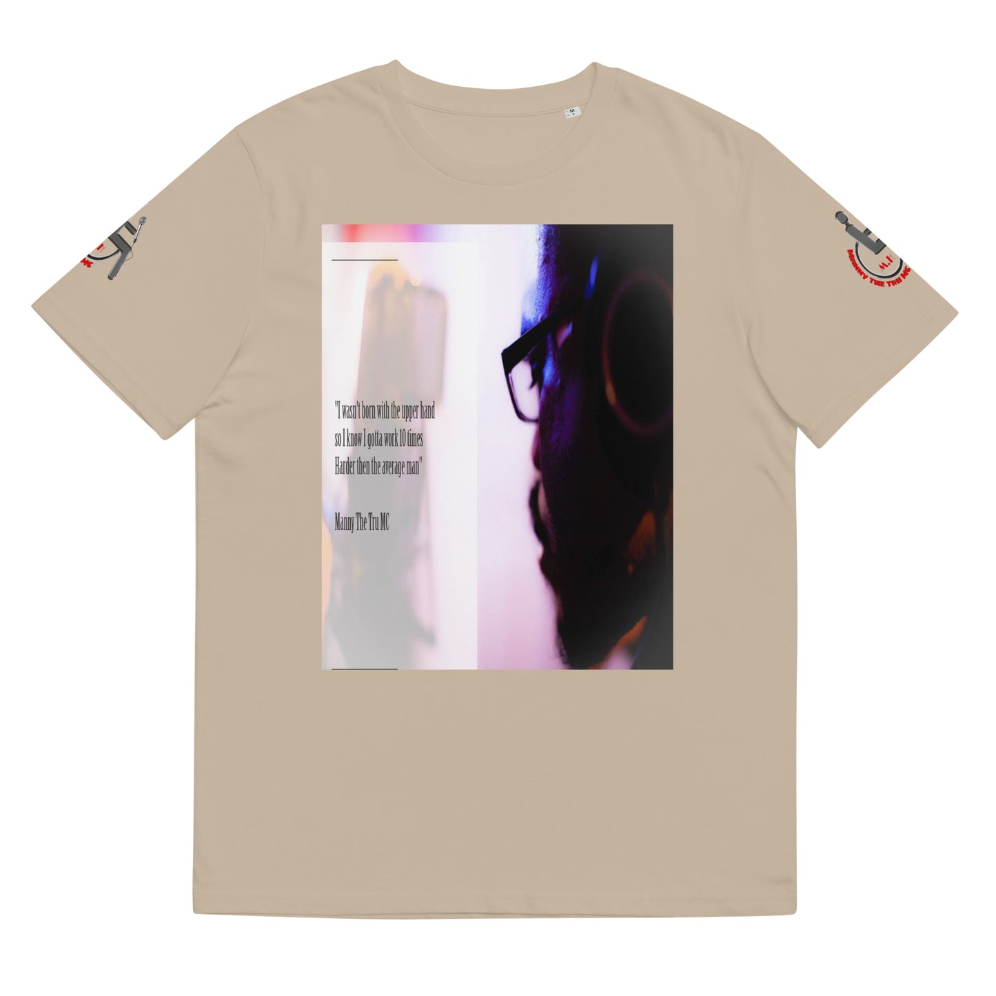 10 times harder Unisex organic cotton t-shirt
