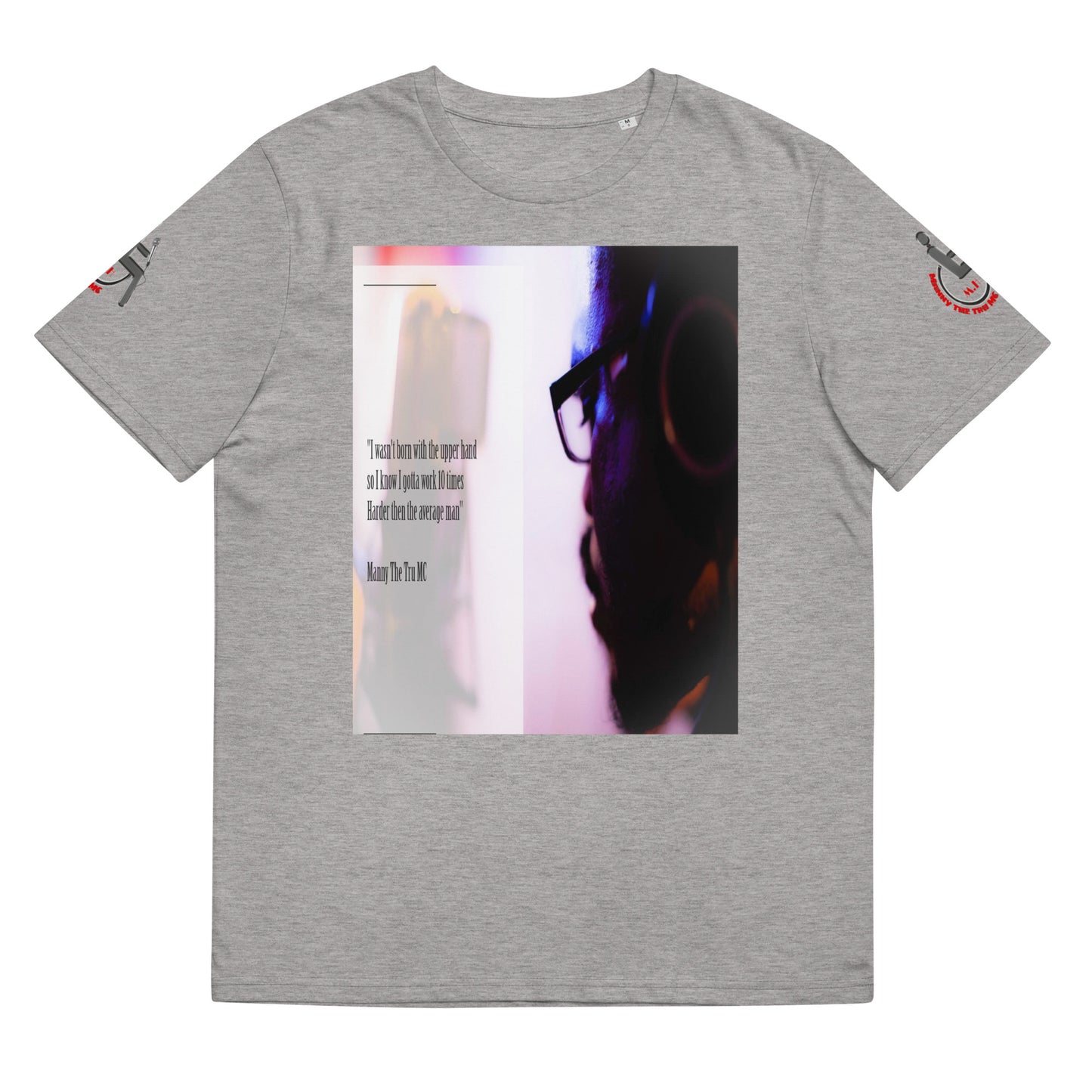 10 times harder Unisex organic cotton t-shirt