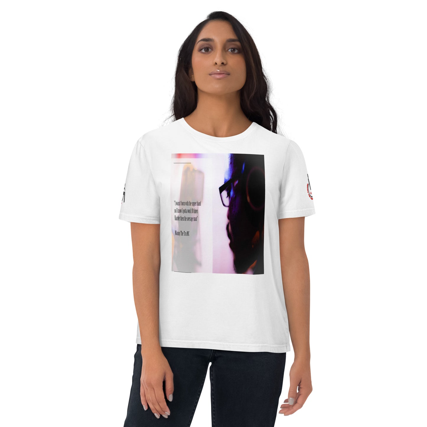 10 times harder Unisex organic cotton t-shirt