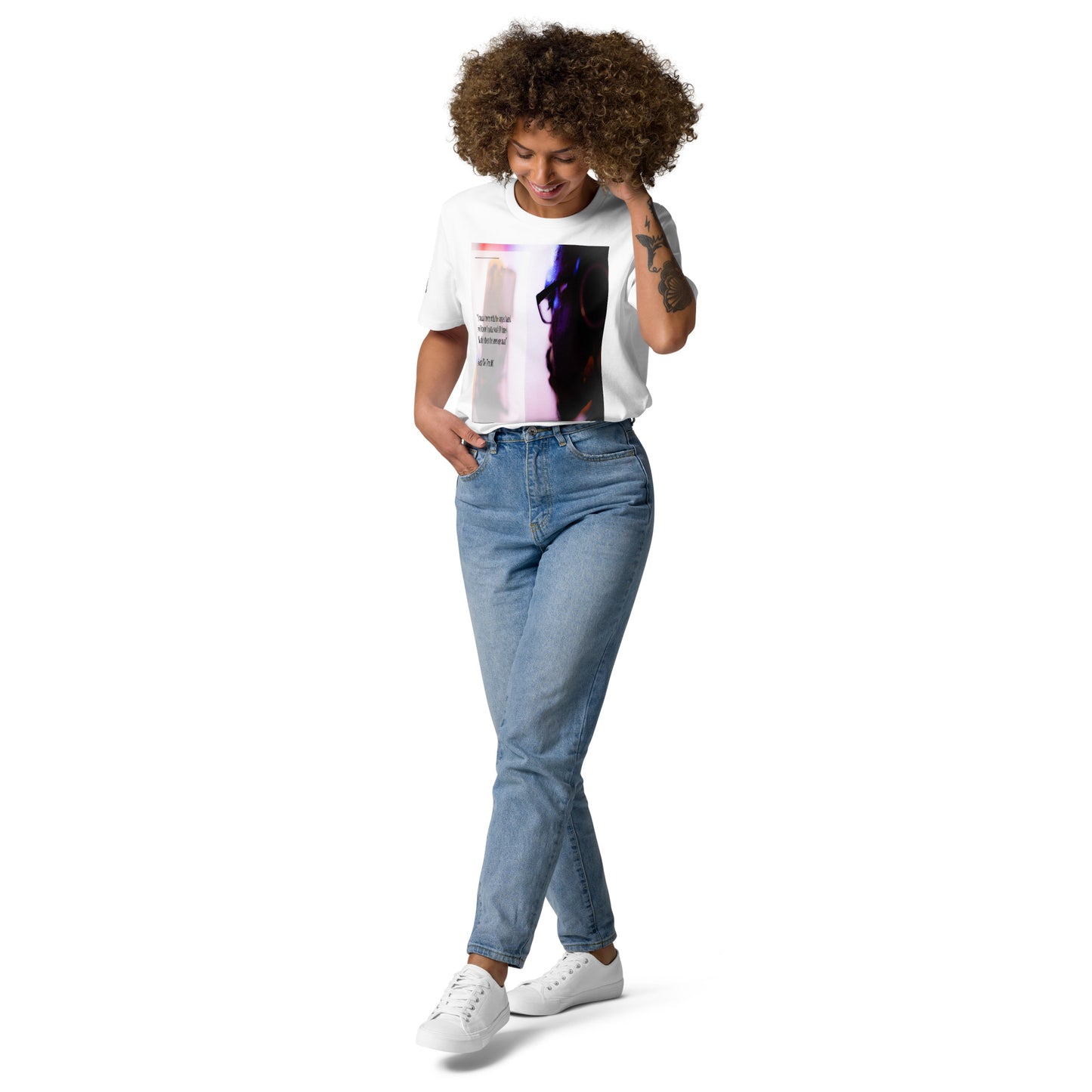 10 times harder Unisex organic cotton t-shirt