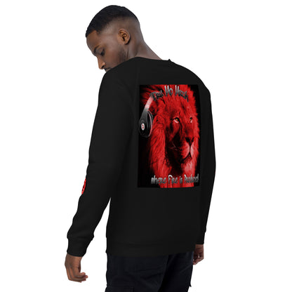 MANNY THE TRU MC Unisex organic raglan sweatshirt