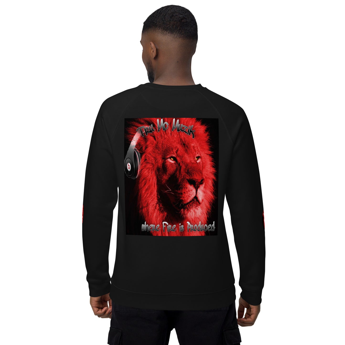 MANNY THE TRU MC Unisex organic raglan sweatshirt