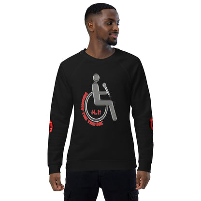 MANNY THE TRU MC Unisex organic raglan sweatshirt