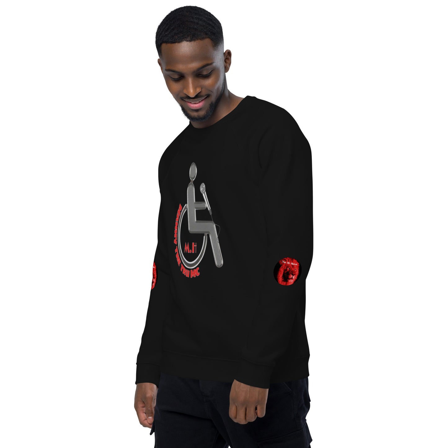 MANNY THE TRU MC Unisex organic raglan sweatshirt