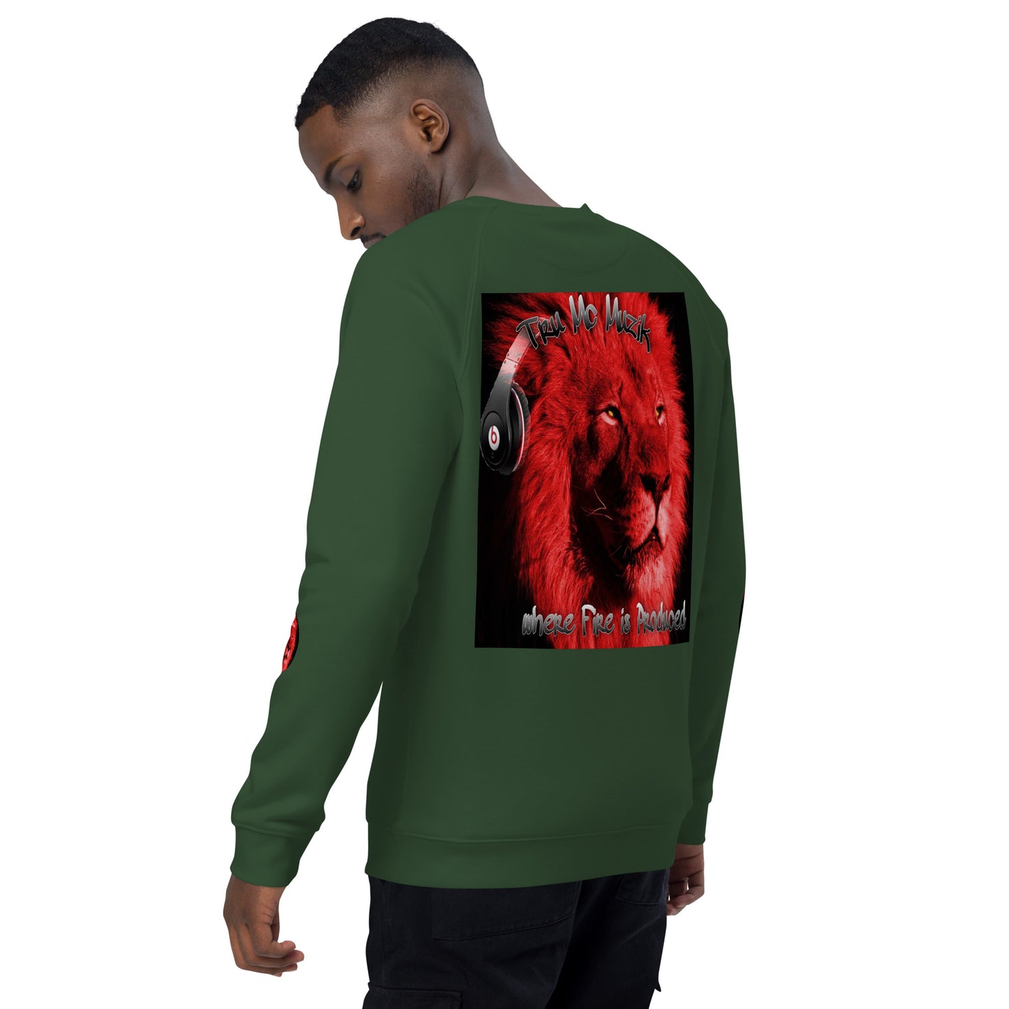 MANNY THE TRU MC Unisex organic raglan sweatshirt