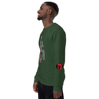 MANNY THE TRU MC Unisex organic raglan sweatshirt