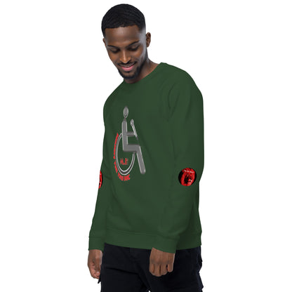 MANNY THE TRU MC Unisex organic raglan sweatshirt