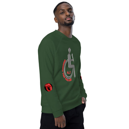 MANNY THE TRU MC Unisex organic raglan sweatshirt