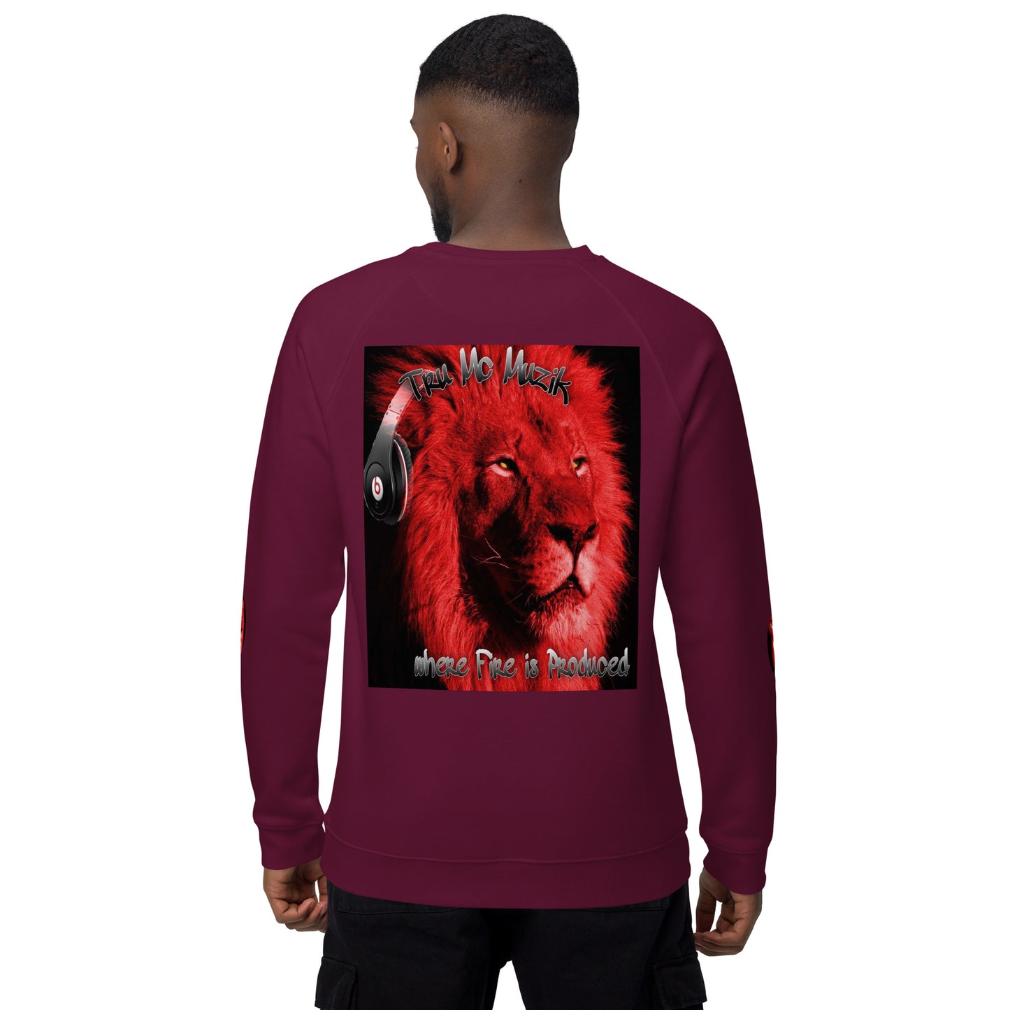 MANNY THE TRU MC Unisex organic raglan sweatshirt