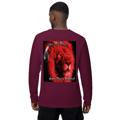 MANNY THE TRU MC Unisex organic raglan sweatshirt