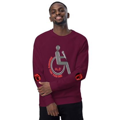 MANNY THE TRU MC Unisex organic raglan sweatshirt