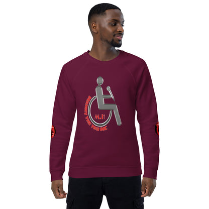 MANNY THE TRU MC Unisex organic raglan sweatshirt