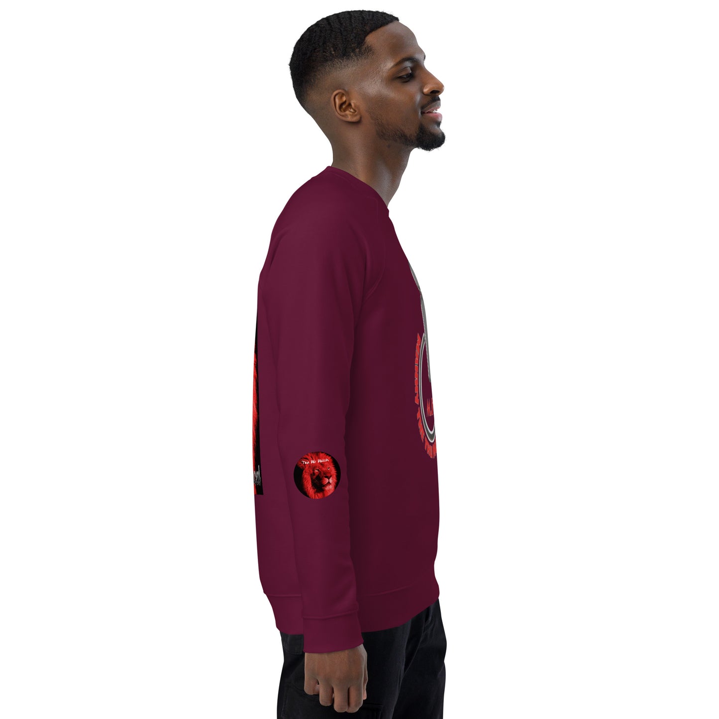 MANNY THE TRU MC Unisex organic raglan sweatshirt
