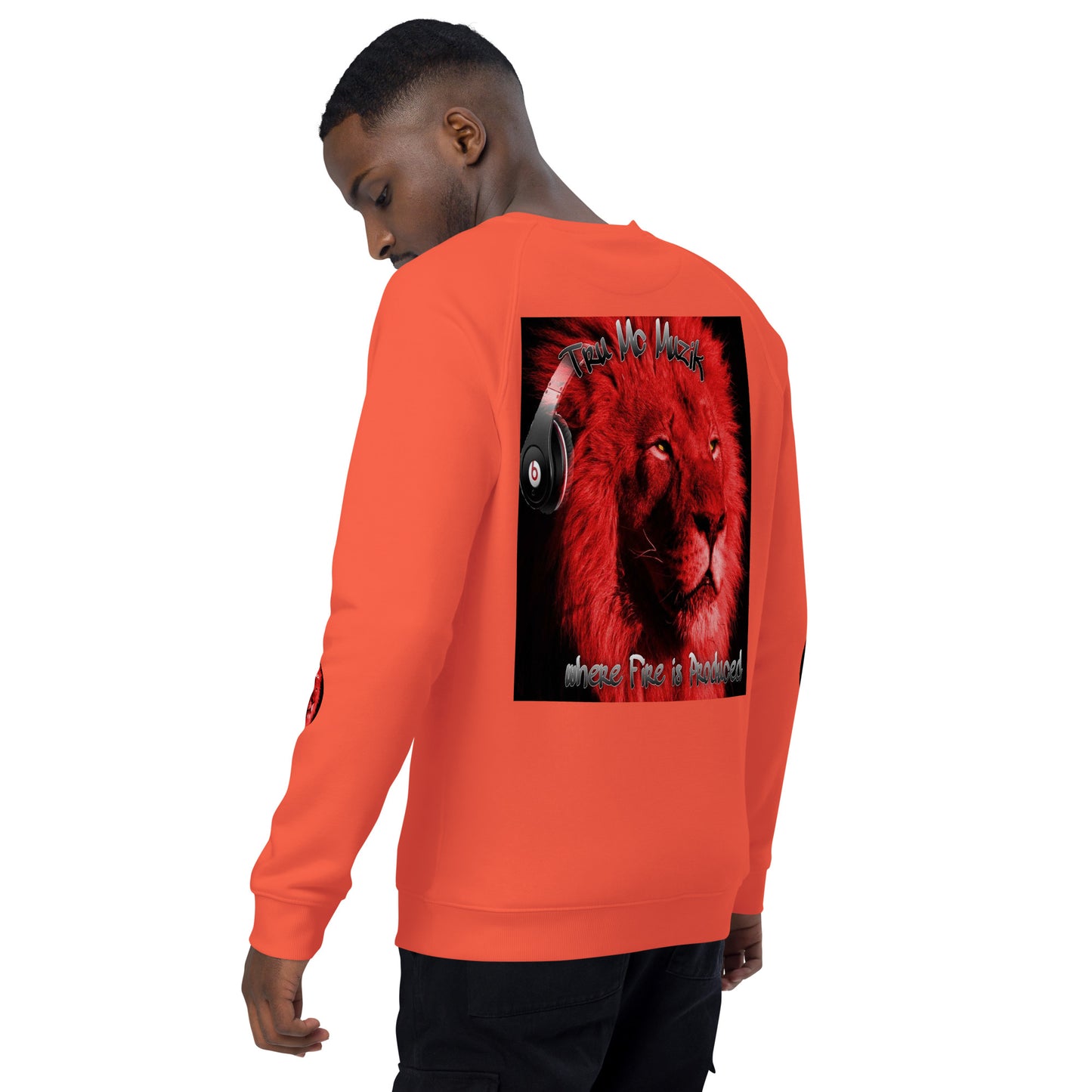MANNY THE TRU MC Unisex organic raglan sweatshirt