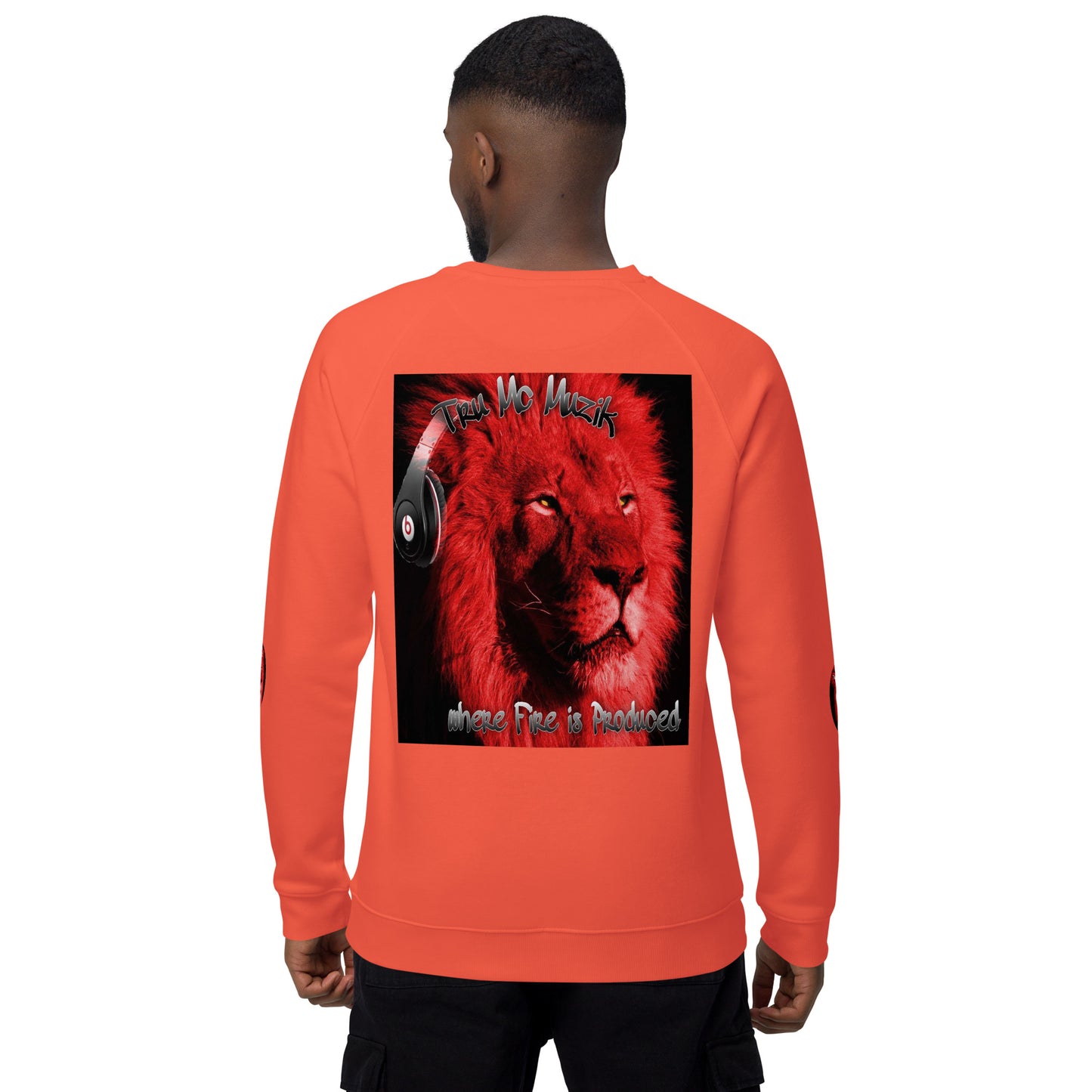MANNY THE TRU MC Unisex organic raglan sweatshirt