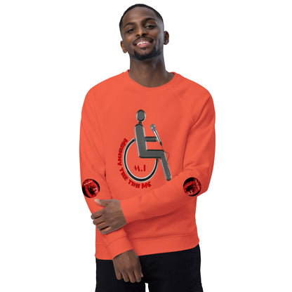 MANNY THE TRU MC Unisex organic raglan sweatshirt
