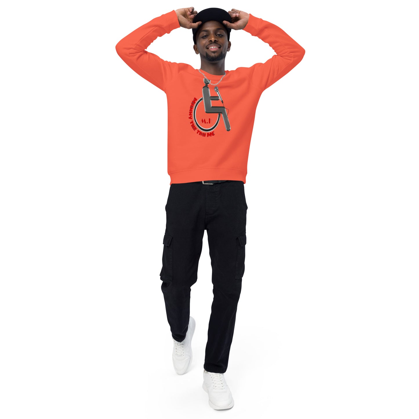MANNY THE TRU MC Unisex organic raglan sweatshirt