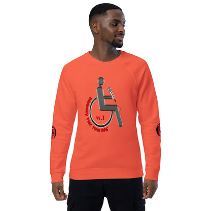 MANNY THE TRU MC Unisex organic raglan sweatshirt