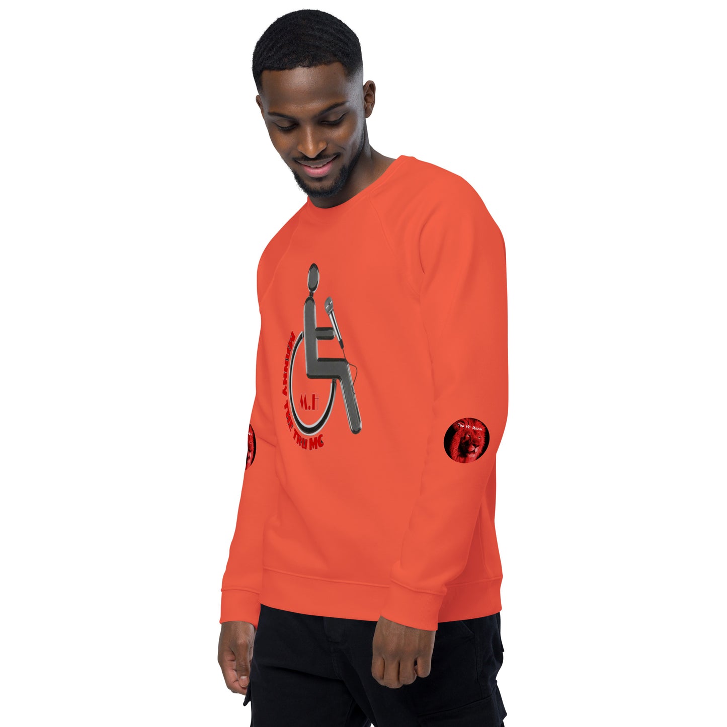 MANNY THE TRU MC Unisex organic raglan sweatshirt