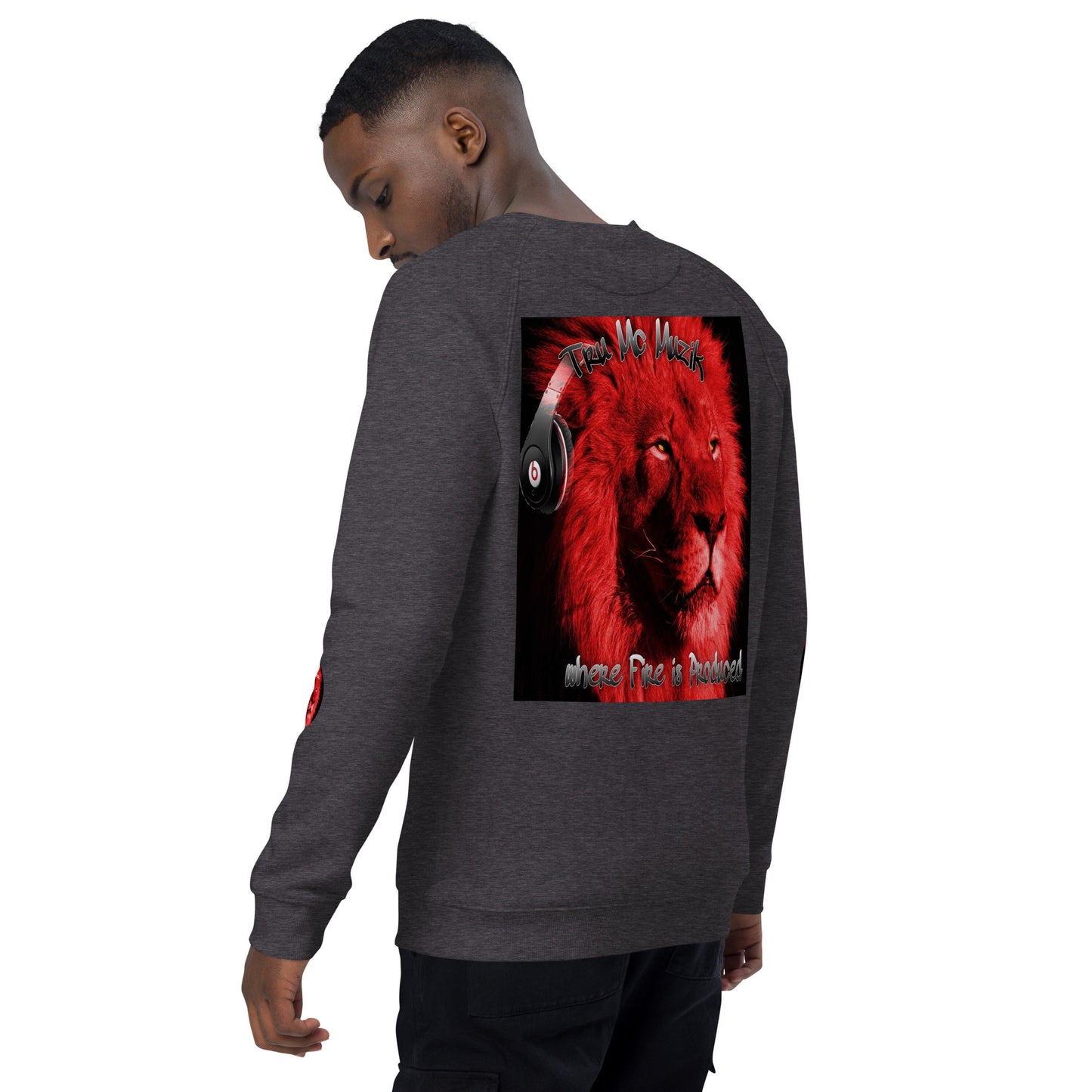MANNY THE TRU MC Unisex organic raglan sweatshirt