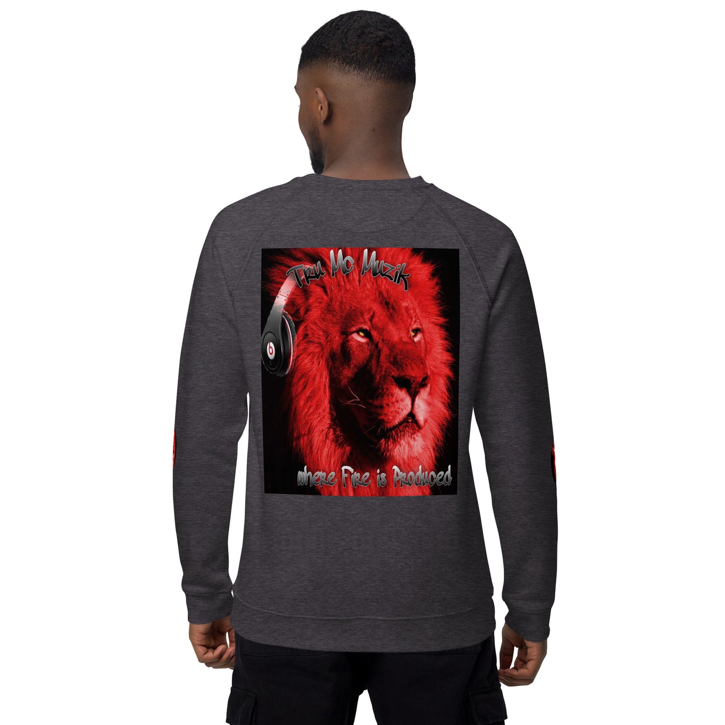 MANNY THE TRU MC Unisex organic raglan sweatshirt